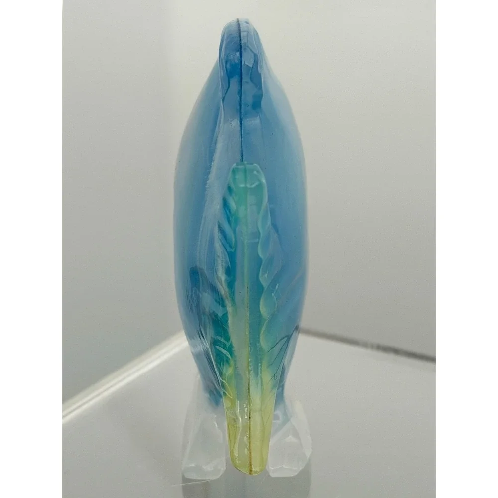Seahorse & Fish Stone Marble Colorful Carved Stone Ocean Nautical Tropical Set